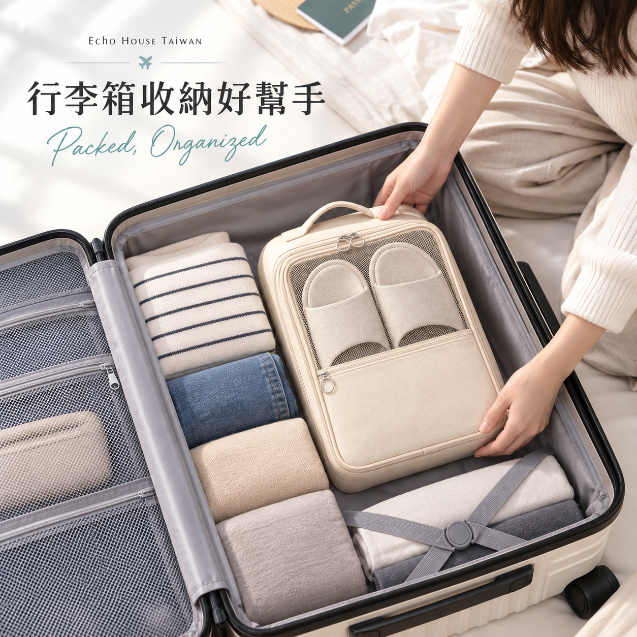 鞋子收納防塵袋：使用情境
