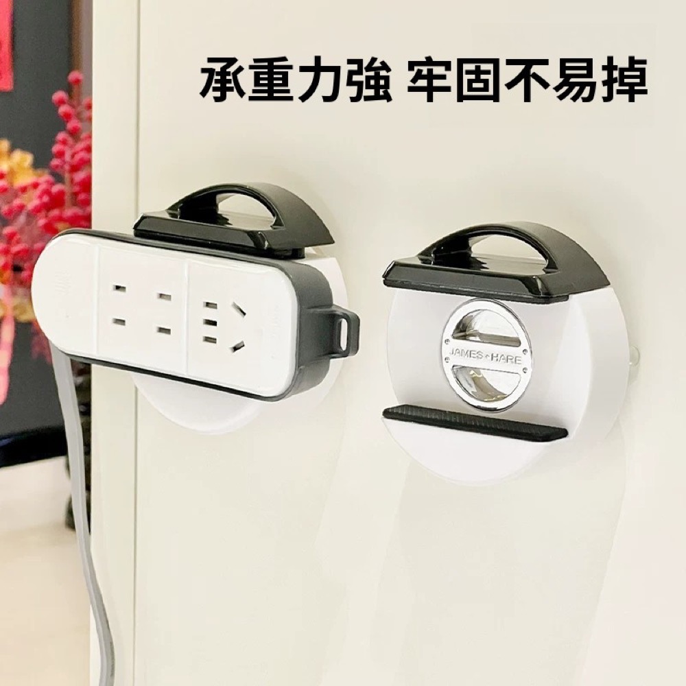 吸盤式壁掛插排收納架:商品實拍